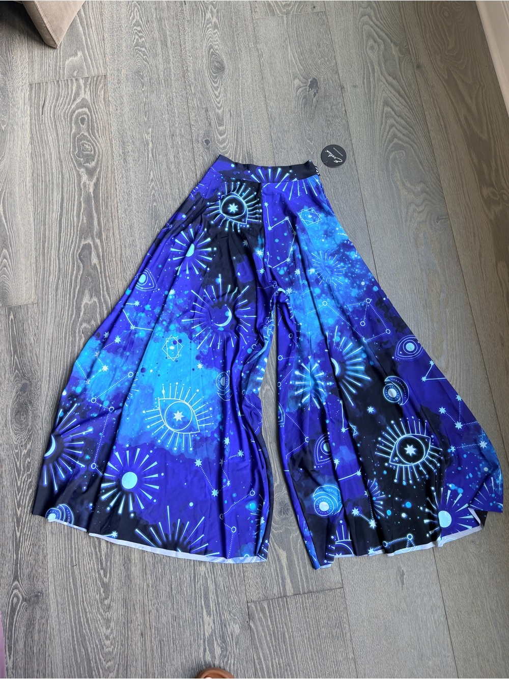 Exotica ExoticAthletica Imagine Nation Silky Palazzo Wide Leg Pant Size Medium